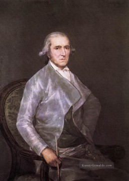 Francisco Goya Werke - Porträt von Francisco Bayeu Romantische moderne Francisco Goya